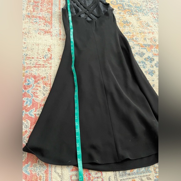 Chaps slinky strappy long black party dress - Picture 8 of 8